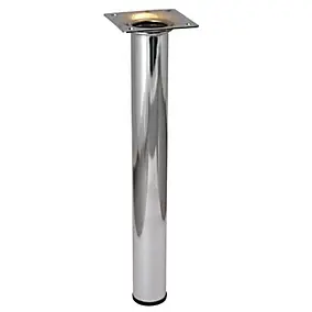 Pied de table Diall ø30 x H. 500 mm chrome