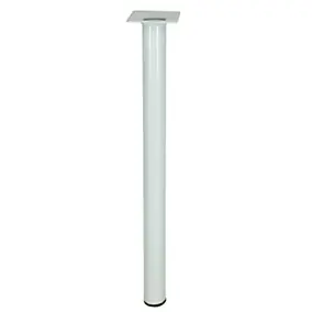 Pied de meuble Diall H. 150 mm x ø 30 mm blanc