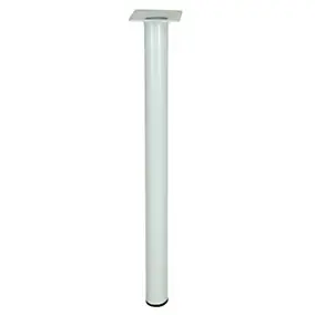 Pied de table Diall ø30 x H. 700 mm blanc