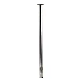 Pied de table Diall ø30 x H. 700 mm chrome