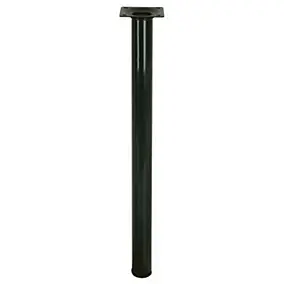 Pied de meuble Diall H. 150 mm x ø 30 mm noir