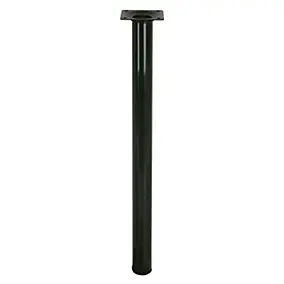 Pied de table Diall ø30 x H. 500 mm noir