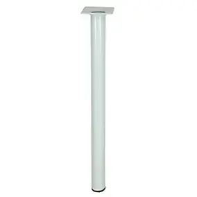 Pied de table Diall ø30 x H. 500 mm blanc