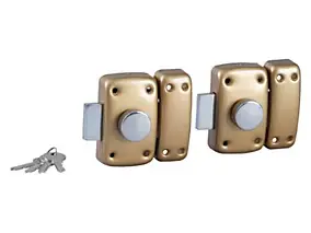 Verrou éco bouton 45mm (x2) même clé