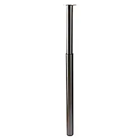 Pied ajustable Diall ø60 x H. 700-1000 mm nickel