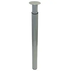 Pied ajustable Diall ø60 x H. 700-1000 mm gris