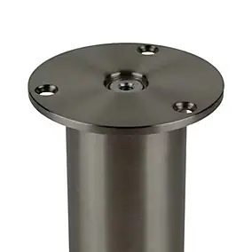 Pied ajustable Diall ø38 x 120-138 mm aluminium