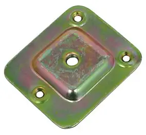 Equerre carrée M8 Diall Métal Argent