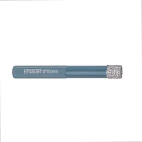 Foret diamant sec pour carrelage ERBAUER 10 mm