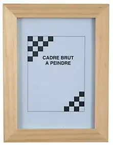 Cadre en bois brut à peindre l.13 x H.18 cm