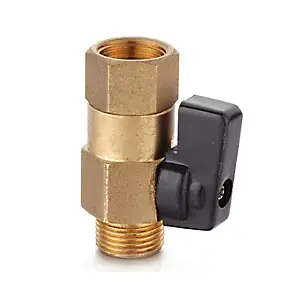Vanne d'arrêt 1/4 de tour Mâle/Femelle 12x17 Diall