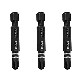 Embout de vissage torsion impact PZ3 50mm Erbauer - 3 pièces