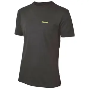 T-shirt de travail noir et jaune manches courtes 100 % coton UTAH Taille L