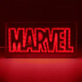 Lampe décorative USB led néon light " Marvel " rouge l.30 x H.15 cm Paladone