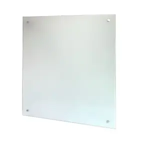 Fond de hotte en verre blanc brillant l. 70,5 cm x H. 60 cm x Ep. 5 mm