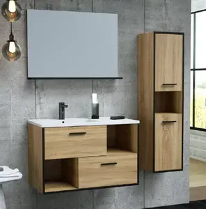 Ensemble meuble + vasque + Miroir "Boxy"