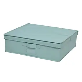 Boite de rangement H. 14 cm x L. 45 cm Pratiks vert d'eau