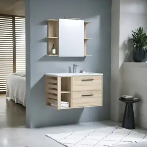 Ensemble meuble 80 cm "Slat"
