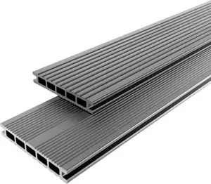 Lame de terrasse composite double face anthracite - 2.20m x 14.5cm.