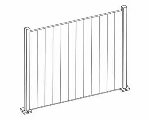 Profilé de finition anthracite en aluminium