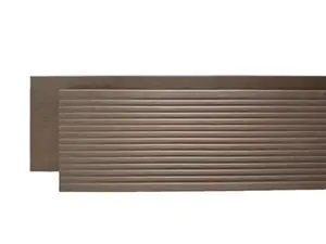 Lame de terrasse réversible en composite décor imitation chêne L. 220 x l. 14,5 cm