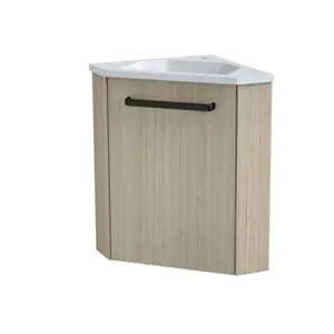 Lave-mains suspendu d’angle 56,5 x 58 x 40 cm