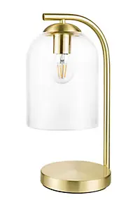 Lampe à poser Thestias E27 IP20 verre et métal