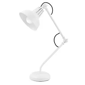 Lampe de bureau Yarra E27 IP20 blanc