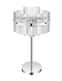 Lampe à poser Rhyolit argent E274 IP20 GoodHome