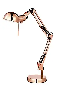 Lampe de bureau Bakossi E14 IP20 cuivre