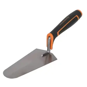 Truelle ronde de maçon avec poignée ergonomique 180 mm