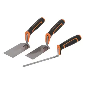 Lot de 3 truelles carrées à lisser
