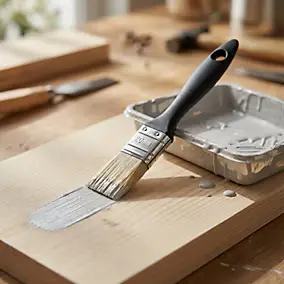 Pinceau plat murs et plafonds toutes peintures 20mm