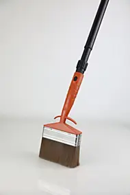 Brosse rectangulaire lasure et traitement 120mm + perche