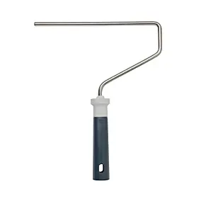 Monture pour rouleau GoodHome acier gris L.230 xØ.8 mm