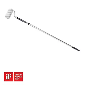 Rouleau façade 180mm + perche telescopique GoodHome 2,1m