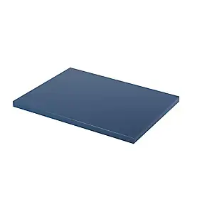 Plan de toilette bleu mat L.60 x l.45 x ép.2,8 cm, GoodHome Perma