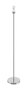 Pied de lampadaire Guiterne E27 argent
