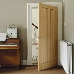 Bloc-porte "Cottage" plaqué chêne gauche - l. 83 cm