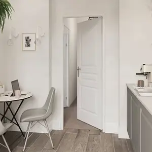 Bloc-porte "Ordesa" 3 panneaux blanc gauche - 73 cm