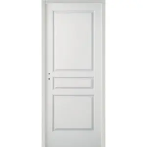 Bloc-porte 3 panneaux, droite "Ordesa" blanc - L. 73 cm
