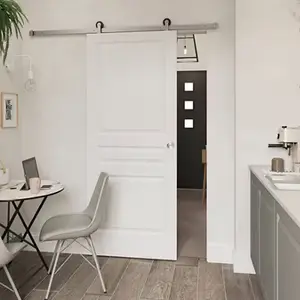 Porte coulissante blanche "Ordesa" H. 204 cm x Larg. 83 cm x ép. 40 mm