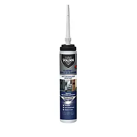 Mastic silicone acétoxy cuisine et salle de bains Volden translucide 200ml