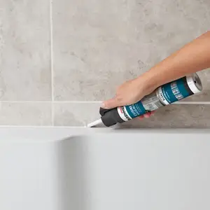 Pistolet silicone intérieur blanc 200 ml