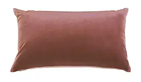 Coussin Velvet Valgreta 30x50 cm GoodHome rose