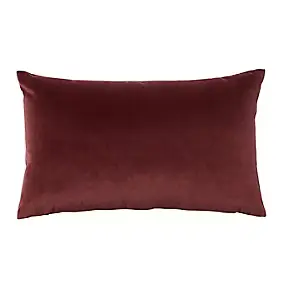 Coussin Velvet Valgreta 30x50 cm GoodHome bordeaux