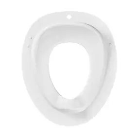 Reducteur Abattant WC GoodHome Yaluminium blanc