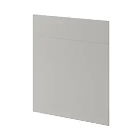 Façade de cuisine 1 porte et 1 tiroir Stevia gris mat l. 60 cm x H. 72 cm GoodHome