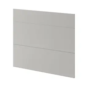 Façade de cuisine 1 tiroir et 2 casseroliers Stevia gris mat l. 80 cm x H. 72 cm GoodHome