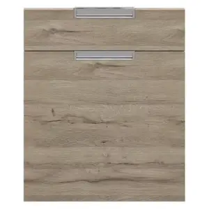 Façade 1 porte + 1 tiroir "Pachira" bois l.59,7 x h.71,5 cm